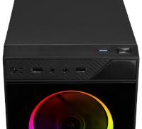 POWERBOOST VK-C12B 4x12cm RGB FAN SİYAH POWERSIZ GAMING KASA
